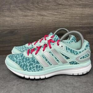 Adidas Duramo 6 Running Shoes Womens Size 6 Teal Pink Athletic Sneakers